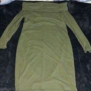 Off- the shoulder Bodycon dress